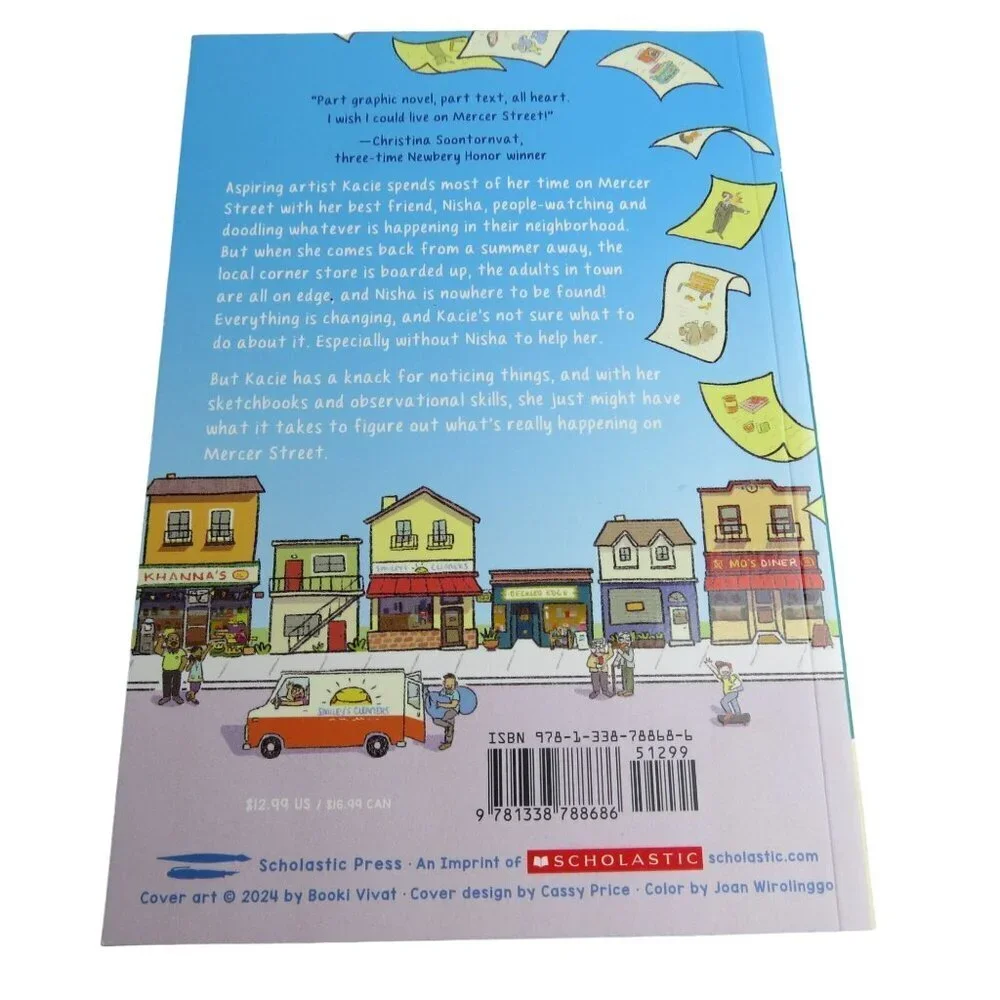 Meet Me on Mercer Street by Booki Vivat 2024 Paperback Book Graphic Novel NEW